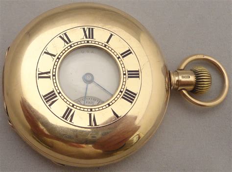 waltham half hunter pocket watch.